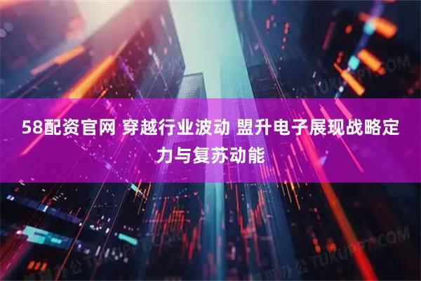 58配资官网 穿越行业波动 盟升电子展现战略定力与复苏动能