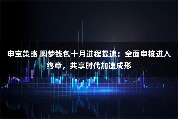 申宝策略 圆梦钱包十月进程提速：全面审核进入终章，共享时代加速成形