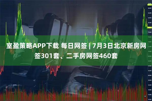 室盈策略APP下载 每日网签 | 7月3日北京新房网签301套、二手房网签460套